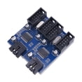 thumbnail image 4 of Placa base para computadora de escritorio, divisor de cabezal USB de 9 pines, conector de 1 a 4 puertos, 4 of 4