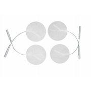 Reusable Electrode 2 Round White Foam-Pack of 4