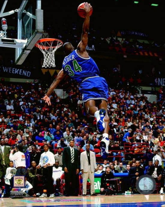 isaiah rider dunk
