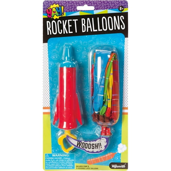 Rocket Balloons (Colors Vary)