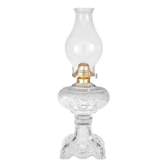B&P Lamp® Clear Princess Feather Oil Lamp