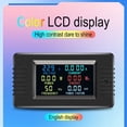 thumbnail image 5 of PZEM-022 Medidor Electrónico Digital, 6 en 1, Pantalla LED A Color, Medidor de Energía Monofásico, Voltímetro, Medidor de KWh + CT Abierto, 100 A, 5 of 5