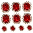 thumbnail image 4 of MLINS 20 Pcs Sew Rhinestones Rhinestone Decoration Bride 2.20X1.70X0.20CM, 4 of 8