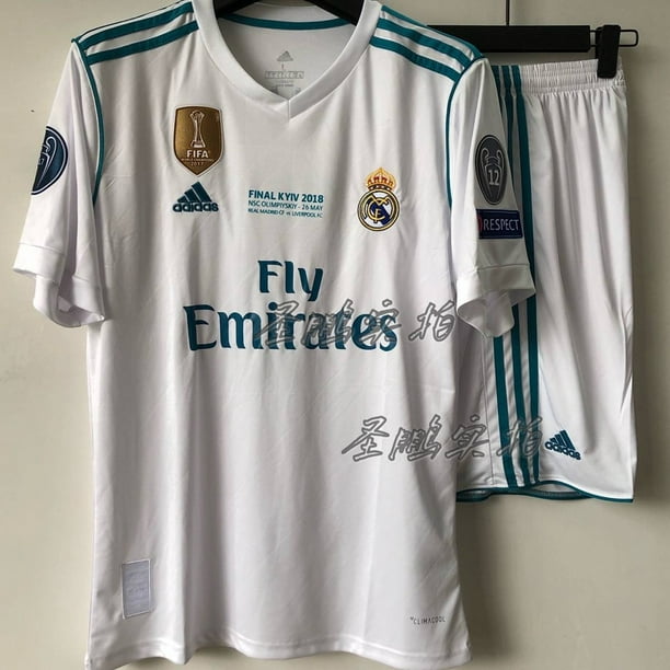 Real madrid camiseta real madrid Real Madrid camiseta real madrid No 7 Christian Ronaldo 17-18 final de la Liga de Campeones camiseta Personalización del equipo