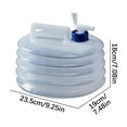 thumbnail image 2 of Sentmoon Deals of the Day Clearance Prime Outdoor Camping Water Bucket Portable Large Capacity Water Storage Bucket Handheld With Faucet Water Bucket Wal-mart Deals, 2 of 2