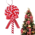 thumbnail image 5 of Adornos navideños de caramelos, piruletas, decoración navideña, dulces colgantes, manualidades para coronas navideñas, suministros para fiestas de árboles de Navidad, 5 of 5