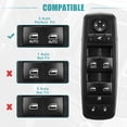 thumbnail image 4 of Unique Bargains Car Front Left Driver Side Master Power Window Switch for Jeep Grand Cherokee 2016-2019 68289803AB, 4 of 7