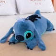thumbnail image 3 of Muñeco de peluche Stitch de Disney de 45/60/80 cm, muñeco de peluche Lilo&Stitch, almohada suave, postura boca abajo, azul oscuro/claro, lindos juguetes de regalo, 3 of 5