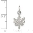 thumbnail image 3 of Sterling Silver Maple Leaf Charm, 3 of 3