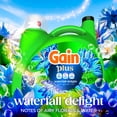 thumbnail image 6 of Gain Plus Laundry Detergent Liquid, Now with Odor Defense + OXI, Waterfall Delight Scent, 170 fl oz, 129 Loads, 6 of 14
