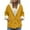 Yellow, variant on Plus Size Winter Coat For Heavyweight Hooded Outwear Warm Fleece Lined Jacket Long Casual Windproof Cold Weather Fashion TrenchBlackL