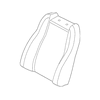 Genuine OE Land-Rover Seat Back Cover - LR064492