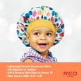 thumbnail image 5 of Red by Kiss Toddler Satin Bonnet Sleep Caps Hair Wraps Hair Bonnet (Multi Leopard), 5 of 10