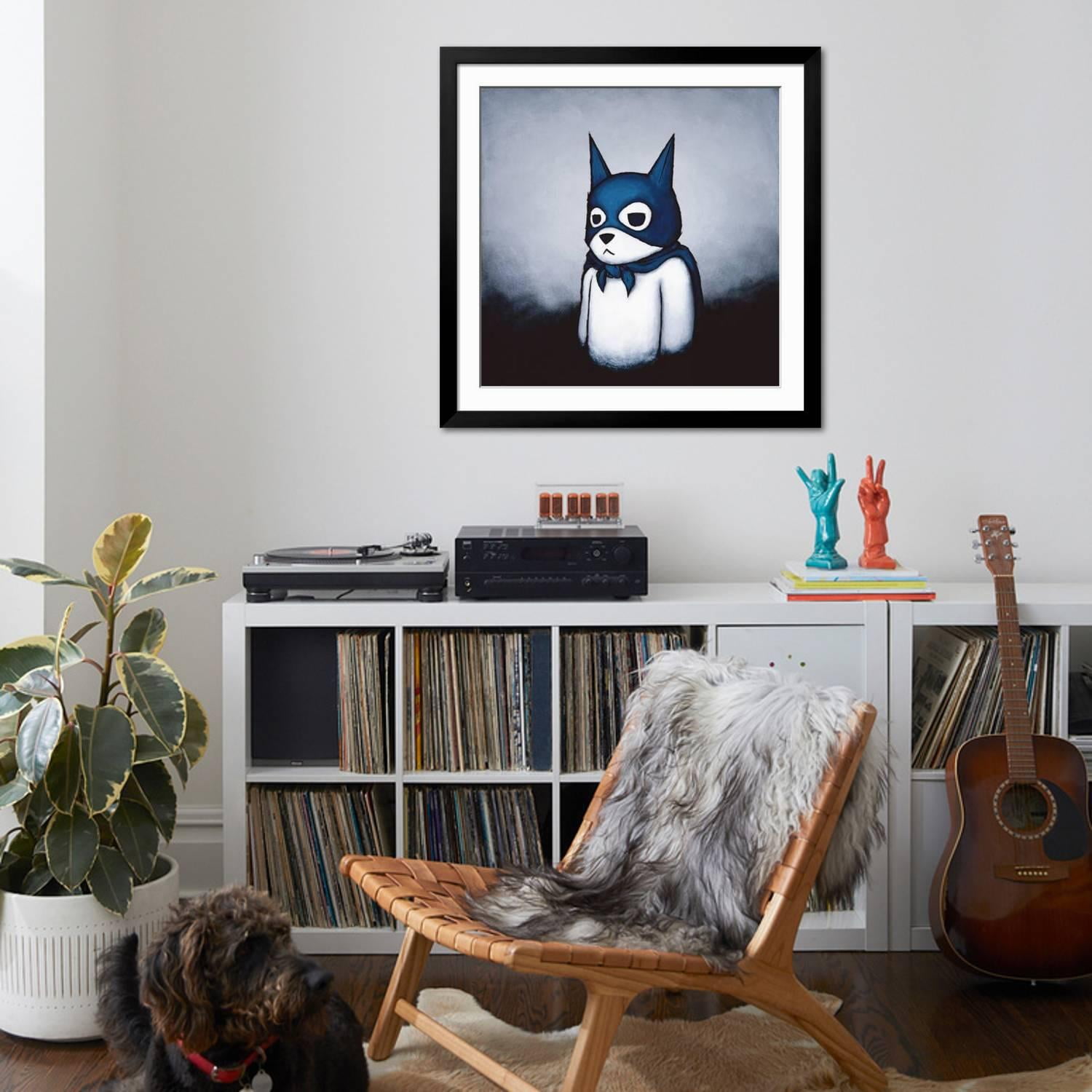 Art.com Bat Bear Art Print by Luke Chueh, 24