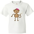 thumbnail image 3 of Inktastic Cute Volleyball Girl Monkey Youth T-Shirt, 3 of 5