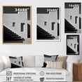 thumbnail image 4 of Designart "Minimalist Scenery: Hotels And Lodges" Hotels & Lodges Floater Framed Canvas Prints, 4 of 5