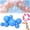 Blue, Light Blue, Pink, Purple, Beige, Gold Brown, Metallic Rose Red, variant on Reusable Inflatable Balloon Garland Arch Kit, Reusable PVC Balloon Garlands, 3/7 Pcs Linked Pvc Balloons with Elastic Bands, Party Decoration for Birthdays, Weddings & Celebration (7 *Light Blue)