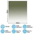 thumbnail image 2 of Sage Green Gradient Dishwasher Magnet Cover Decorative Sticker for Home Cabinet Kitchen 23" x26", 2 of 5