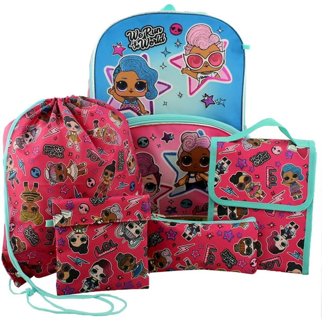 Mochila L.O.L. Sorpresa! 16 Niñas, Set 5 Pzs