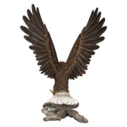 Hi-Line Gift 6 in Flying Eagle Garden Statue, Durable Polyresin, Intricate Detail
