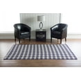 thumbnail image 2 of Linon Salonika Houndstooth Reversible Woven Wool 5'x8' Rug in Purple, 2 of 4