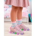 thumbnail image 3 of Tenis Para Niña Con Luces Led Color Rosa Brillos 15-21.5 rosa 19.5, 3 of 8