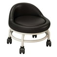 thumbnail image 2 of Abbracc Low Rolling Seat Pulley Stool Pedicure Stool Roller Seat Short Stool for Library black, 2 of 9