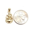 thumbnail image 2 of 14k yellow Gold USN Pendant United States Navy military anchor fine jewelry 2.5g, 2 of 12