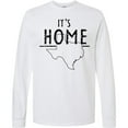 thumbnail image 3 of Inktastic Its Home State of Texas Outline Distressed Text Long Sleeve T-Shirt, 3 of 5