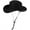 00702_Black, variant on Oversize XL XXL Large Waterproof UPF 50+ Wide Brim Mens Sun Safari Fishing Hiking Hat with Chin Strap Dark Grey Large