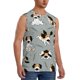 thumbnail image 2 of Fotbe Funny Beagle Active Dog Men's Camiseta sin Mangas Estampada para Hombres, Playera Casual para Gimnasio, Entrenamiento, Playa-XX-Large, 2 of 7