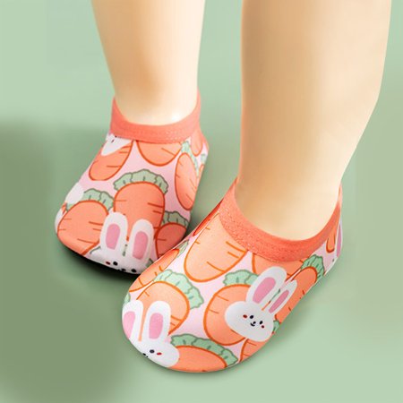 

〖Roliyen〗Toddler Shoes 1-4Y Baby Kids Boys Girls Animal Prints Cartoon Breathable The Floor Socks Barefoot Aqua Socks Non-Slip Shoes Toddler Shoes