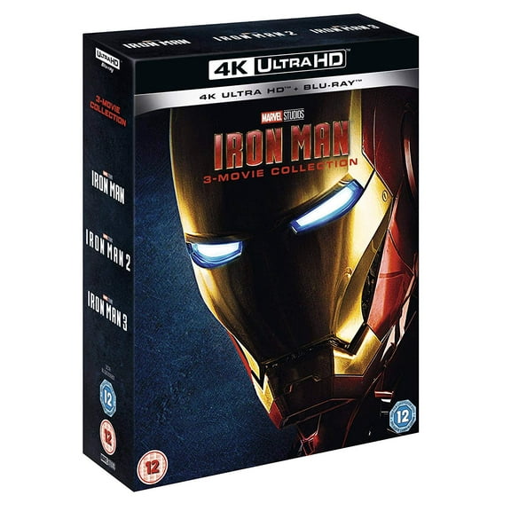 Disney Iron Man 4K UHD Trilogy (Regular Format) [2008, 2010, 2013]