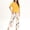 Yellow, variant on Womens Pajamas Sets Casual Round Neck Long Sleeve Tops And Pants Pj Set Loungewear Light Blue L