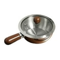 thumbnail image 2 of Olla para calentar leche, olla para sopa, utensilios de cocina para hervir con mango de madera, acero inoxidable, calentador de , cacerola Plata con tapa, 2 of 8
