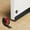 Black, variant on Comefolife 1 Under Door Draft Stopper, Home Essentials, Weather Stripping Door Seal, Bottom of Door Sweep, Garage Window Blocker Noise Dust Insulation Draft Guard, 35.82x1.5in, Gray