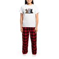 thumbnail image 4 of CafePress - German Shepherd Trio Women's Light Pajamas - Women's Short Sleeve Print T-Shirt and Pants Light Cotton Pajama Set, 4 of 7