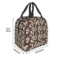 thumbnail image 3 of Pofeuu Vector Butterflies Print Lunch Bag Lunch Box Insulated Lunch Bag Adult Lunch Box for Men and Women, 3 of 8