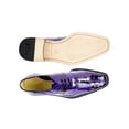 thumbnail image 2 of Men Belvedere Mare Genuine Ostrich Eel Leather Lace up Purple Shoes Lace Up 2P7, 2 of 3