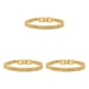 thumbnail image 4 of Brazalete de doble capa Sonducket de acero de Titanio color sólido ajustable 19CM 21CM, 4 of 6