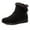 Black, variant on Miluxas Womens Snow Boots Winter Shoes: Ankle Booties Warm Fleece Lined Non-Slip Boots for Women Wine 8.5(41)