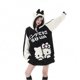 thumbnail image 1 of New Sanrio Hello Kitty Hoodie Zip Up Kawaii Sweater Woman Winter Sweatshirt Top Loose Long Sleeve Thickened Oversize Y2k Clothes, 1 of 3