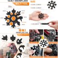 thumbnail image 1 of HLONK Stocking Stuffers Gifts for Men  18-in-1 Snowflake Multitool Christmas Gifts for Men  Cool Gadgets Tools for Men  Gifts for Dad Husband  Boyfriend  Grandpa  Unique Dad Gifts from Da, 1 of 7