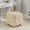 Beige, variant on Modern Velvet Upholstered Ottoman, Exquisite Small End Table, Soft Foot Stool, Dressing Makeup Chair, Comfortable Seat for Living Room, Bedroom, Entrance, Beige