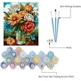thumbnail image 5 of Paint by Numbers Kit for Adults Beginners,Flower DIY Acrylic Watercolor Home Wall Decor,Adult Digital Painting Set,Without Frame(16x20in), 5 of 6