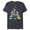 Navy Heather, variant on Disney Mickey & Friends Christmas Holiday Family Trip 2024 - Short Sleeve Blended T-Shirt for Adults - Customized-Navy Heather