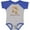 Baseball Heather and Royal, variant on Inktastic Daddy's Little Cowboy Boys Baby Bodysuit
