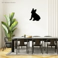 thumbnail image 3 of French Bulldog Breed Dog Metal Wall Sign | Dog Silhouette Wall Decor | Indoor Outdoor Decor for Pet Lovers | Solid Steel Home Decor Decorative Accent Metal Art Wall Sign | Metal Wall Art Made in USA, 3 of 6