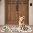 thumbnail image 4 of Pioneer Flower Floral Print Pattern Door Rugs,Washable Non Slip Door Mats Indoor,Decorative Door Mats,Entry Mat Indoor for Entrance,Bedroom,Kitchen,Bathroom,16"x47", 4 of 6
