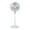 White, variant on HomePointe 16-Inch 3 Speed Tilt Head Oscillating Pedestal Stand Fan, Black
